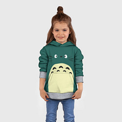 Толстовка-худи детская Totoro, цвет: 3D-меланж — фото 2