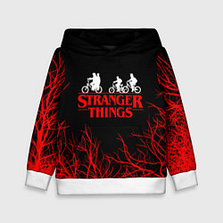 Толстовка-худи детская STRANGER THINGS, цвет: 3D-белый