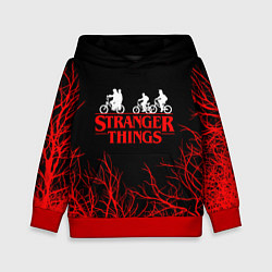 Толстовка-худи детская STRANGER THINGS, цвет: 3D-красный