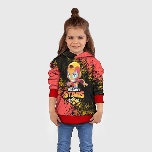 Детская толстовка BRAWL STARS MAX / 3D-Красный – фото 4