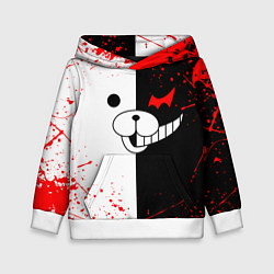 Толстовка-худи детская MONOKUMA, цвет: 3D-белый