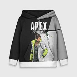 Толстовка-худи детская Apex Legends, цвет: 3D-белый