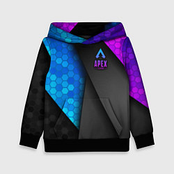 Толстовка-худи детская Apex Legends, цвет: 3D-черный