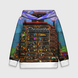 Толстовка-худи детская TERRARIA, цвет: 3D-белый