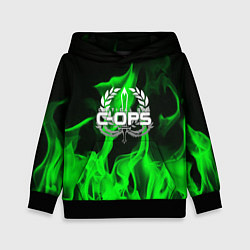 Толстовка-худи детская C-OPSCRITICAL OPS, цвет: 3D-черный