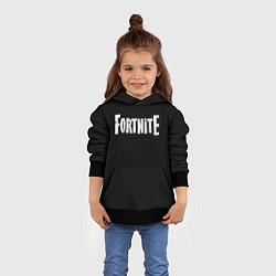 Толстовка-худи детская Fortnite, цвет: 3D-черный — фото 2