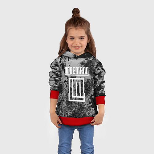 Детская толстовка LINDEMANN / 3D-Красный – фото 4