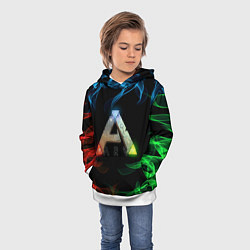 Толстовка-худи детская Ark Survival Evolved, цвет: 3D-белый — фото 2
