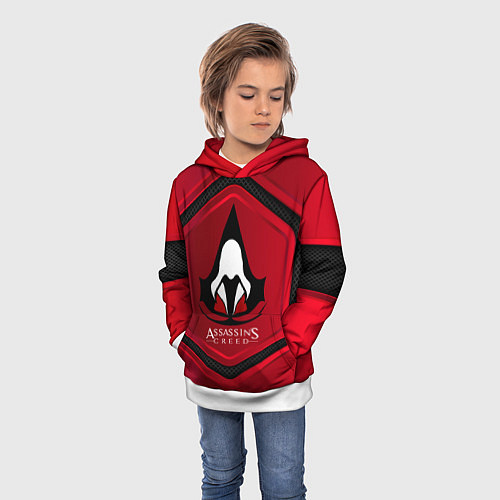 Детская толстовка Assasin's creed / 3D-Белый – фото 3