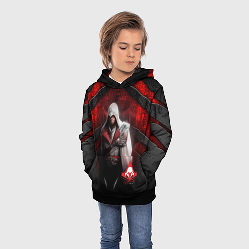Детская толстовка Assasin's creed / 3D-Черный – фото 3