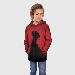 Толстовка-худи детская Hollow Knight, цвет: 3D-черный — фото 2
