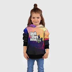 Толстовка-худи детская GTA 5, цвет: 3D-черный — фото 2