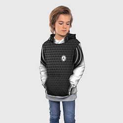 Толстовка-худи детская MERCEDES-BENZ, цвет: 3D-меланж — фото 2