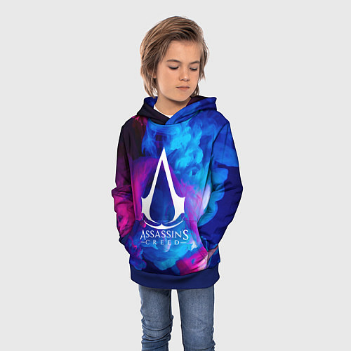 Детская толстовка ASSASSINS CREED / 3D-Синий – фото 3