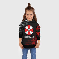 Толстовка-худи детская RESIDENT EVIL UMBRELLA CORP, цвет: 3D-черный — фото 2