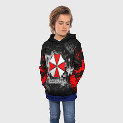 Толстовка-худи детская UMBRELLA CORP, цвет: 3D-синий — фото 2
