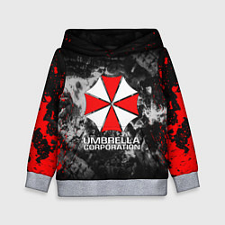 Толстовка-худи детская UMBRELLA CORP, цвет: 3D-меланж