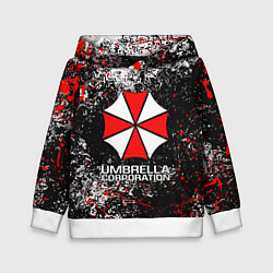 Толстовка-худи детская UMBRELLA CORP, цвет: 3D-белый