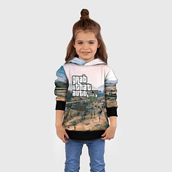 Толстовка-худи детская Grand Theft Auto 5, цвет: 3D-черный — фото 2