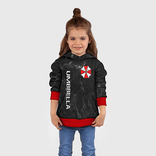 Детская толстовка UMBRELLA CORP / 3D-Красный – фото 4