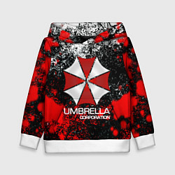 Толстовка-худи детская UMBRELLA CORP, цвет: 3D-белый