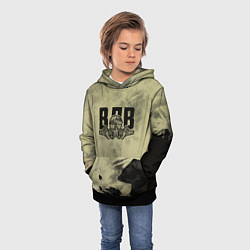 Толстовка-худи детская ВДВ, цвет: 3D-черный — фото 2