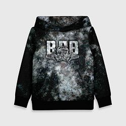 Толстовка-худи детская ВДВ, цвет: 3D-черный