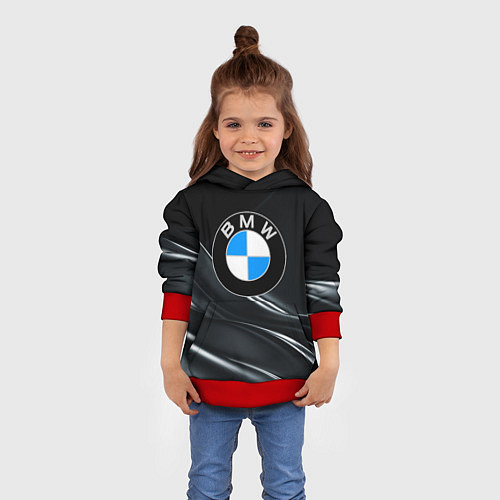 Детская толстовка BMW / 3D-Красный – фото 4