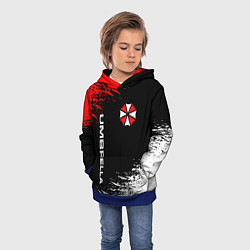 Толстовка-худи детская UMBRELLA CORPORATION, цвет: 3D-синий — фото 2