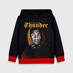 Толстовка-худи детская Arturo 'Thunder' Gatti, цвет: 3D-красный