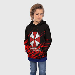 Толстовка-худи детская UMBRELLA CORP, цвет: 3D-синий — фото 2