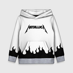 Толстовка-худи детская METALLICA, цвет: 3D-меланж