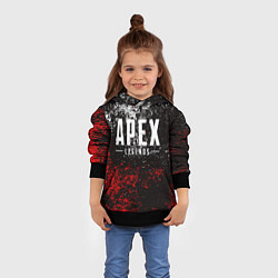 Толстовка-худи детская APEX LEGENDS, цвет: 3D-черный — фото 2