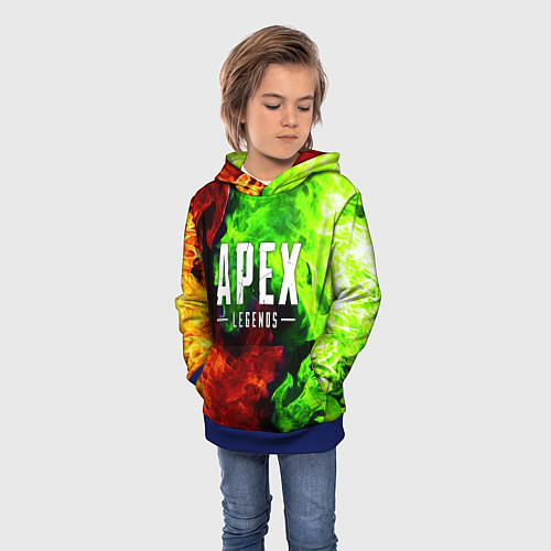 Детская толстовка APEX LEGENDS / 3D-Синий – фото 3