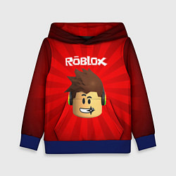 Толстовка-худи детская ROBLOX, цвет: 3D-синий