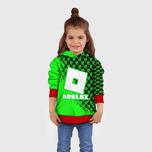 Детская толстовка Roblox / 3D-Красный – фото 4