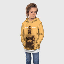 Толстовка-худи детская Iron Mike, цвет: 3D-белый — фото 2