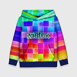 Толстовка-худи детская Роблокс, цвет: 3D-синий