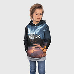 Толстовка-худи детская ROBLOX, цвет: 3D-меланж — фото 2