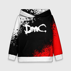 Толстовка-худи детская DEVIL MAY CRY DMC, цвет: 3D-белый