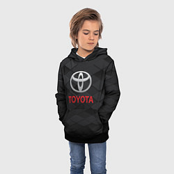 Толстовка-худи детская TOYOTA, цвет: 3D-черный — фото 2