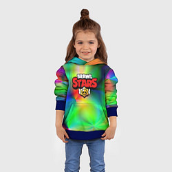 Толстовка-худи детская BRAWL STARS, цвет: 3D-синий — фото 2