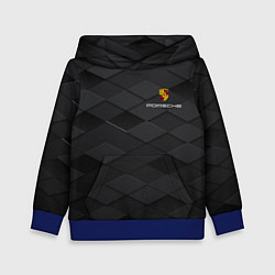Толстовка-худи детская PORSCHE, цвет: 3D-синий