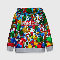 Толстовка-худи детская Roblox Cubes, цвет: 3D-меланж