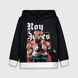 Толстовка-худи детская Roy Jones, цвет: 3D-белый