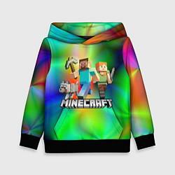 Толстовка-худи детская MINECRAFT, цвет: 3D-черный