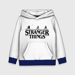 Толстовка-худи детская STRANGER THINGS, цвет: 3D-синий