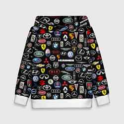 Детская толстовка ЛОГОТИПЫ АВТО БРЕНДОВ