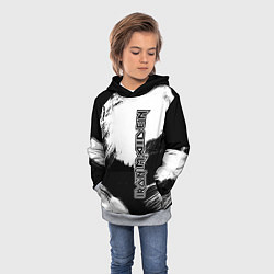 Толстовка-худи детская Iron Maiden, цвет: 3D-меланж — фото 2
