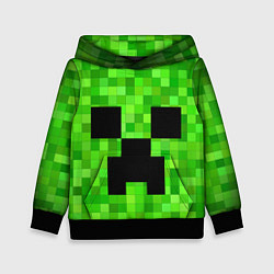 Толстовка-худи детская MINECRAFT, цвет: 3D-черный